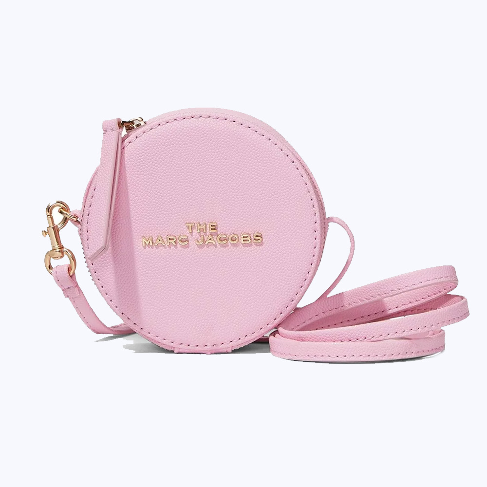 круглая розовая сумка MARC JACOBS HOT SPOT pink