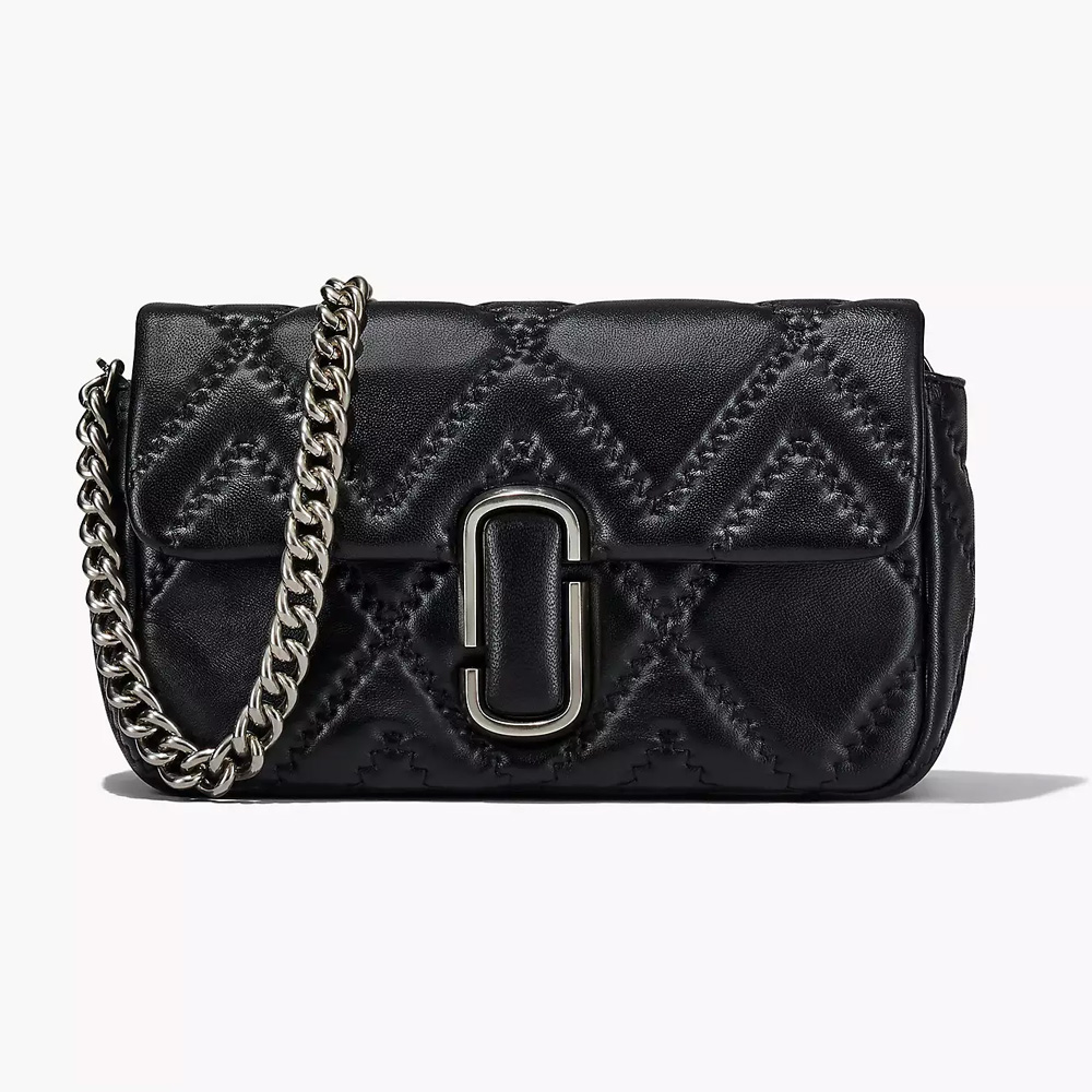 СУМКА THE QUILTED LEATHER J MARC LARGE SHOULDER BAG BLACK Артикул 2S3HSH023H03001