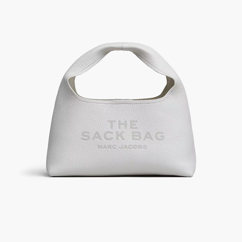 маленькая сумка-мешок MARC JACOBS THE MINI SACK BAG WHITE Артикул 2F3HSH020H01100